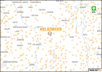 map of Hole Nakka