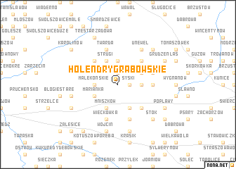 map of Holendry Grabowskie