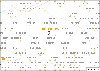 map of Holendry