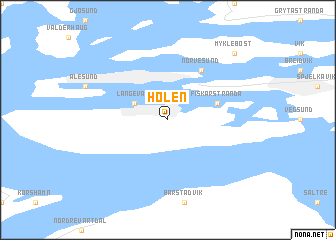 map of Holen