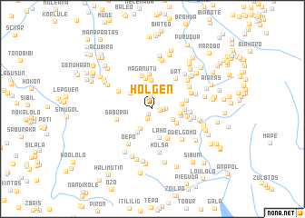 map of Holgen
