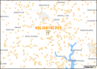 map of Holiday Acres