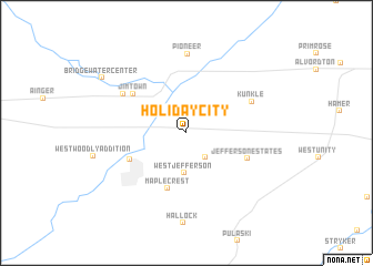 map of Holiday City