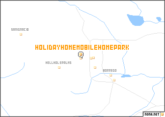 map of Holiday Home Mobile Home Park