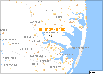 map of Holiday Manor