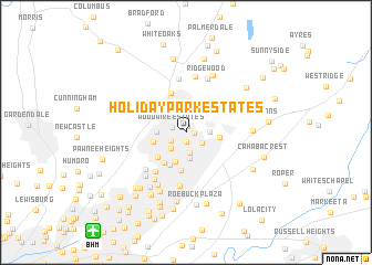 map of Holiday Park Estates