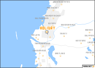 map of Holiday