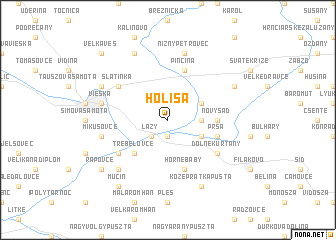 map of Holiša