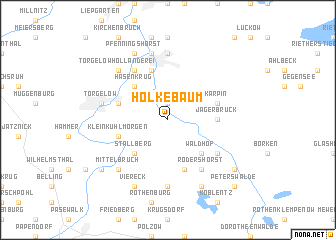 map of Hölkebaum