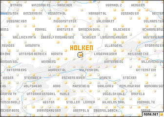 map of Hölken