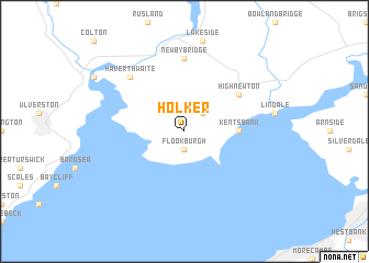 map of Holker