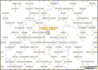 map of Holkov