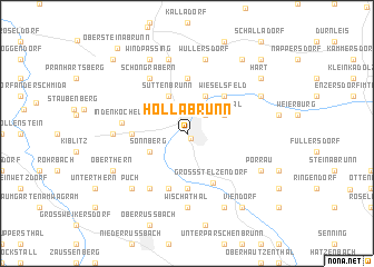 map of Hollabrunn