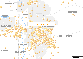 map of Holladay Grove