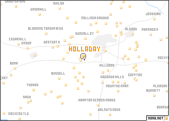 map of Holladay