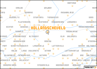 map of Hollandscheveld