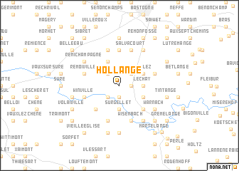 map of Hollange
