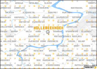 map of Hollebeekhoek