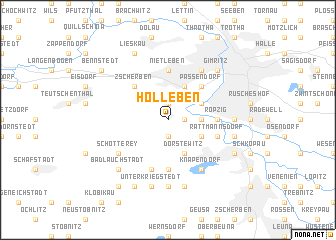 map of Holleben