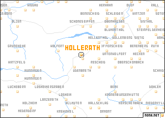 map of Hollerath