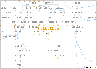 map of Holleregg