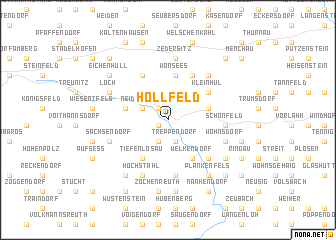 map of Hollfeld
