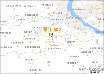 map of Holliday