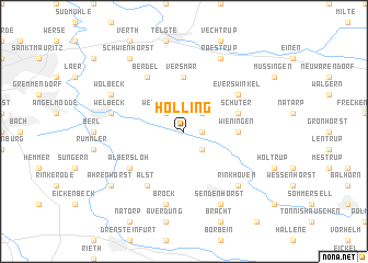 map of Holling
