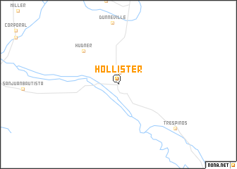 map of Hollister