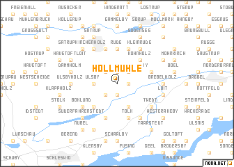 map of Hollmühle