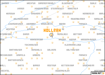 map of Hollrah