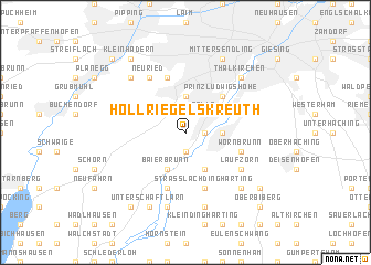 map of Höllriegelskreuth