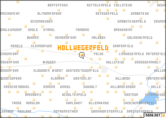 map of Hollwegerfeld
