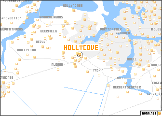 map of Holly Cove