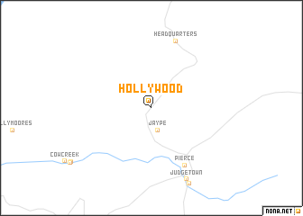 map of Hollywood