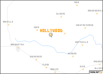 map of Hollywood