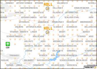 map of Holl