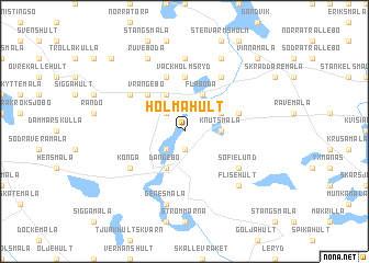 map of Holmahult