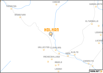 map of Holman