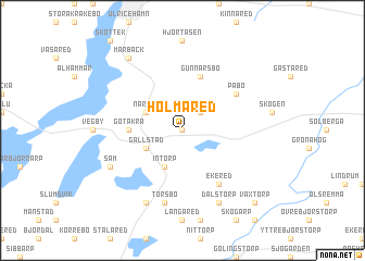 map of Holmared