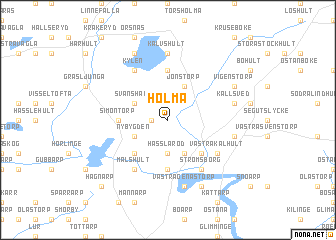 map of Holma