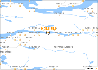map of Holmeli
