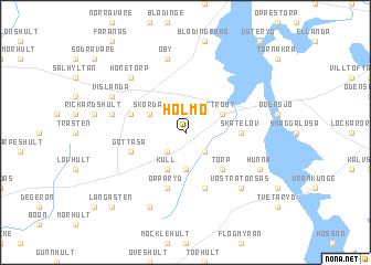 map of Hölmö