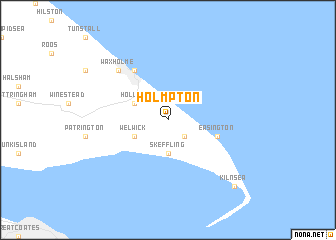 map of Holmpton