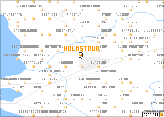 map of Holmstrup