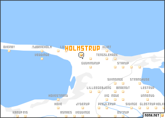 map of Holmstrup