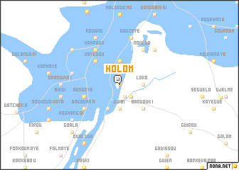 map of Holom