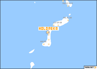map of Holopeka