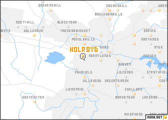 map of Holroyd