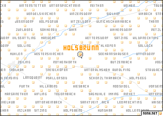 map of Hölsbrunn